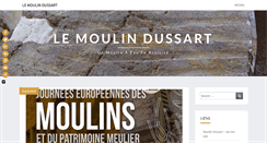 Desktop Screenshot of moulin-dussart.be